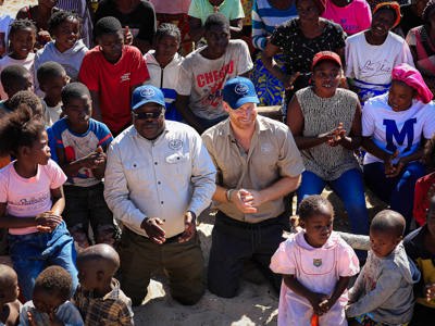 Prince Harry at EORE session